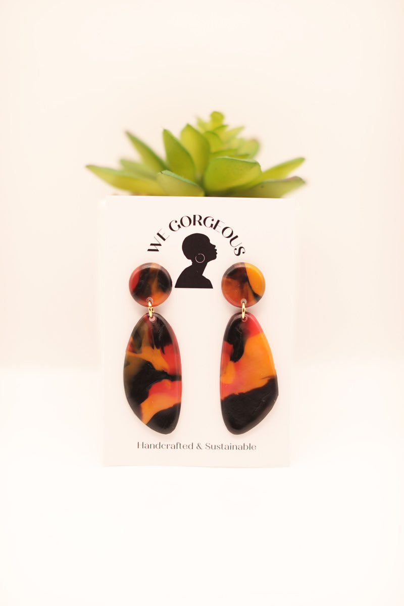 Longtail Upcycled Sustainable Drop Earrings