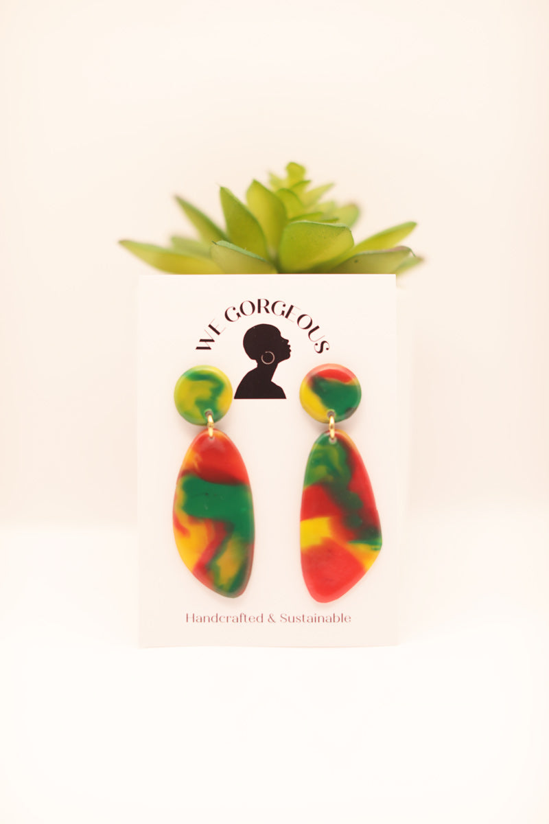 Longtail Upcycled Sustainable Drop Earrings