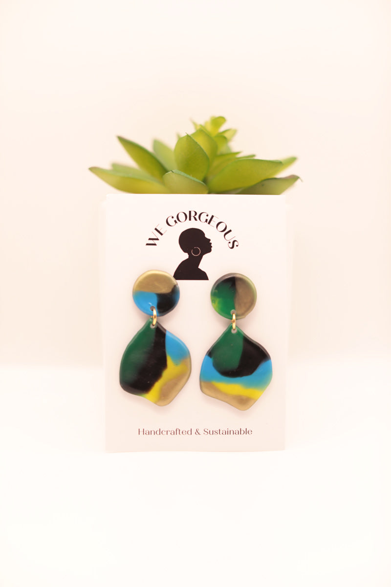 Ossicone Upcycled Sustainable Drop Earrings