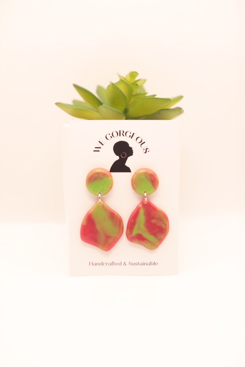 Ossicone Upcycled Sustainable Drop Earrings
