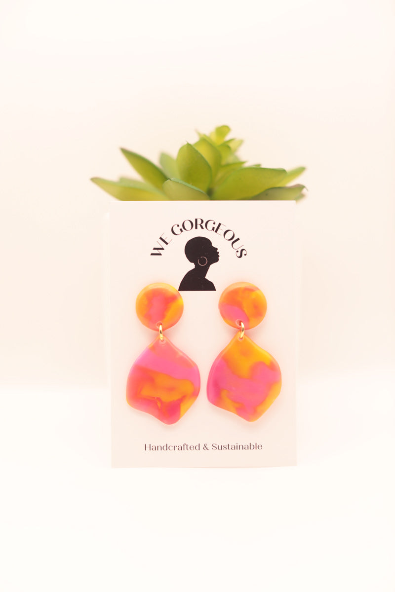 Ossicone Upcycled Sustainable Drop Earrings