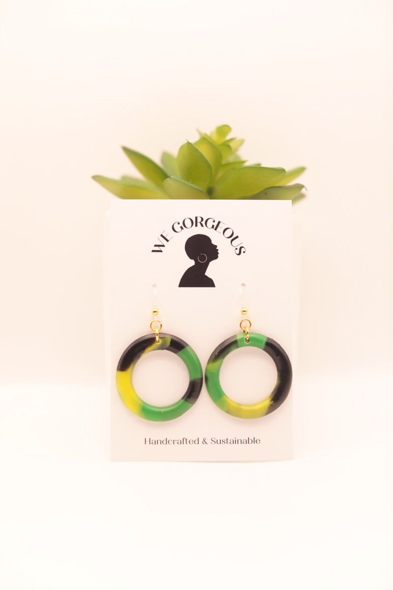 Small Hoop Upcycled Sustainable Earrings