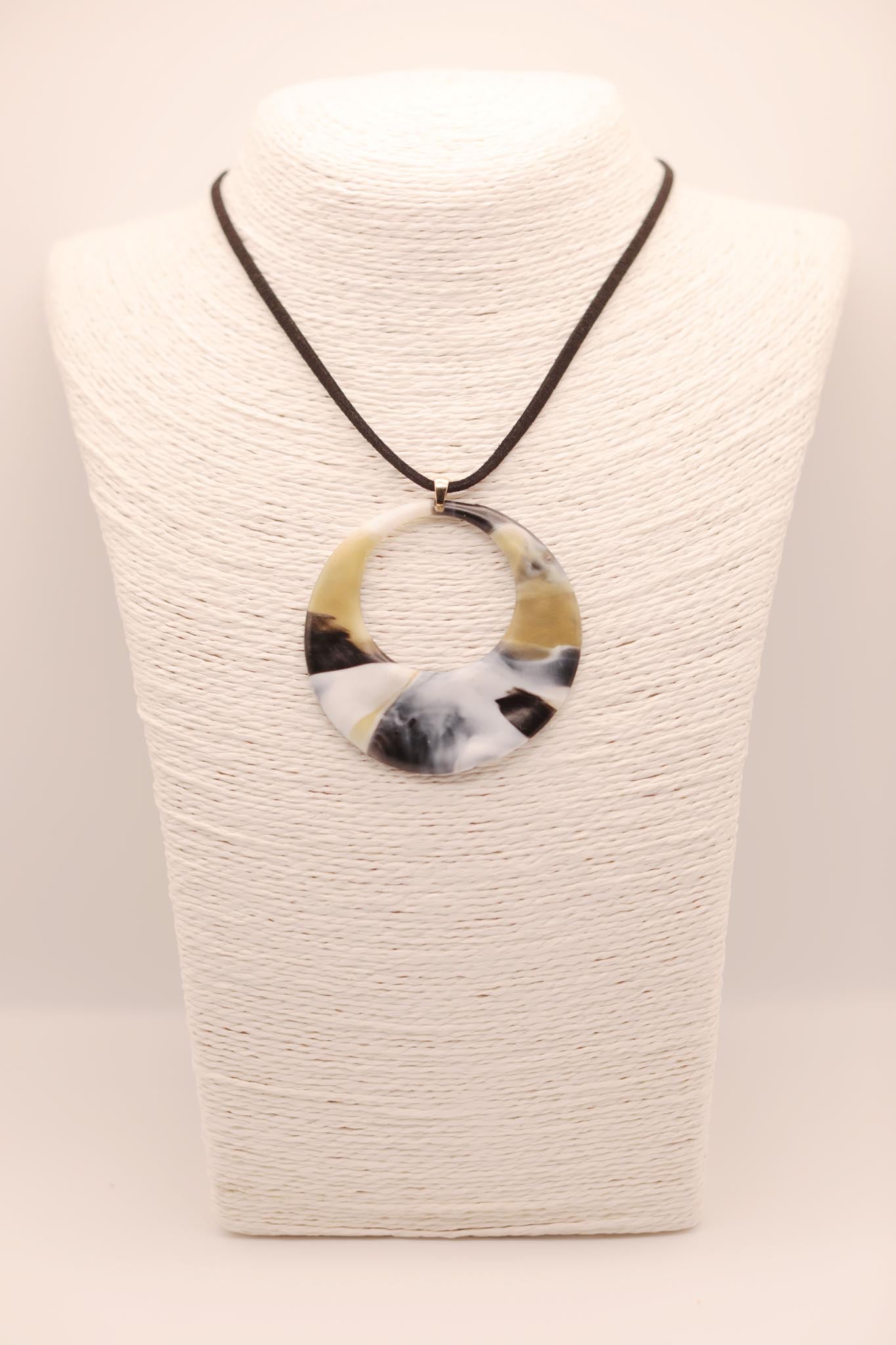 Circle Cutout Upcycled Sustainable Necklace