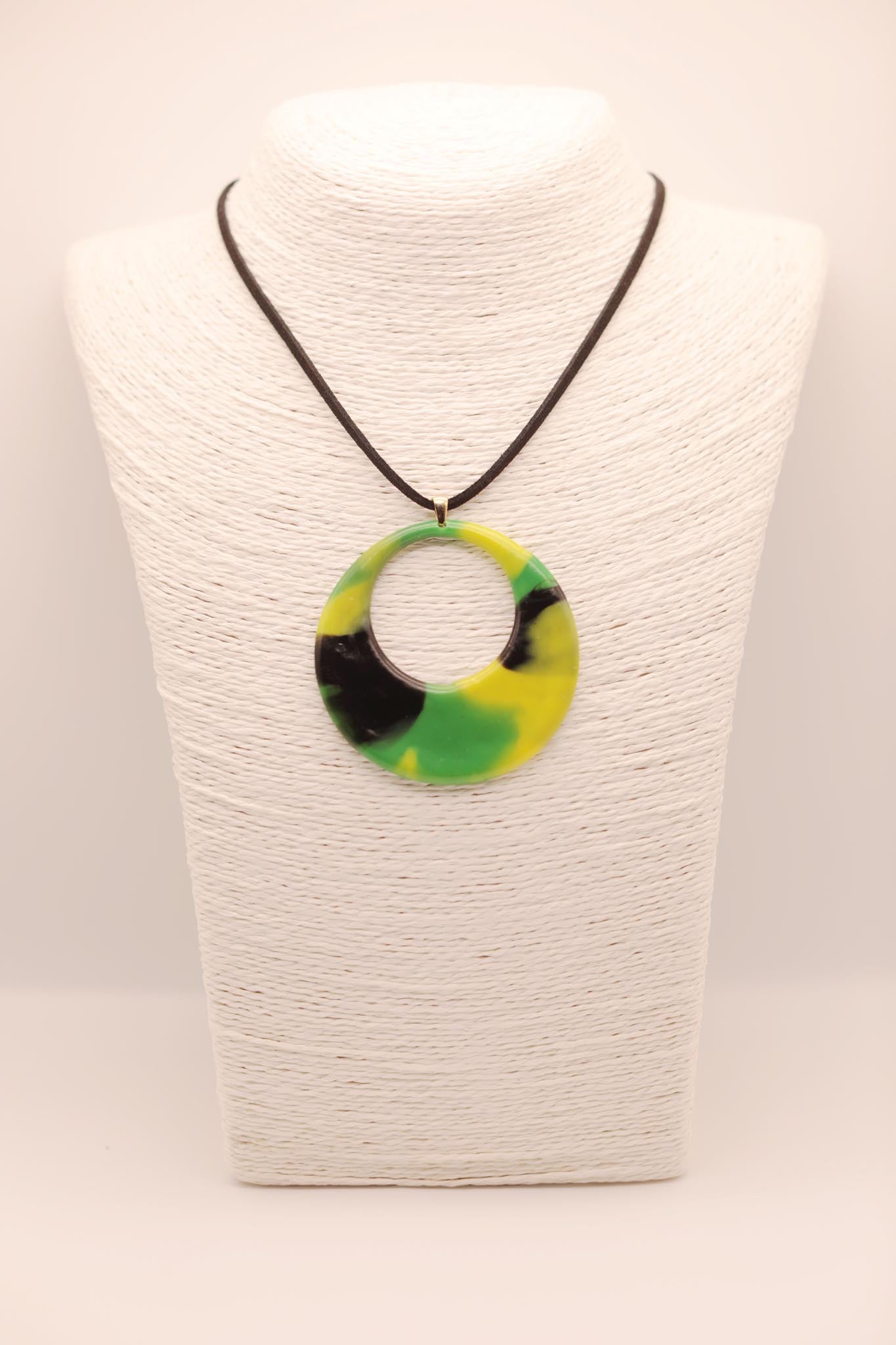 Circle Cutout Upcycled Sustainable Necklace