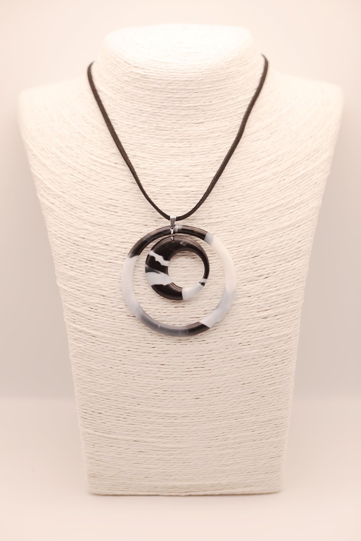 Circle Cutout Upcycled Sustainable Necklace