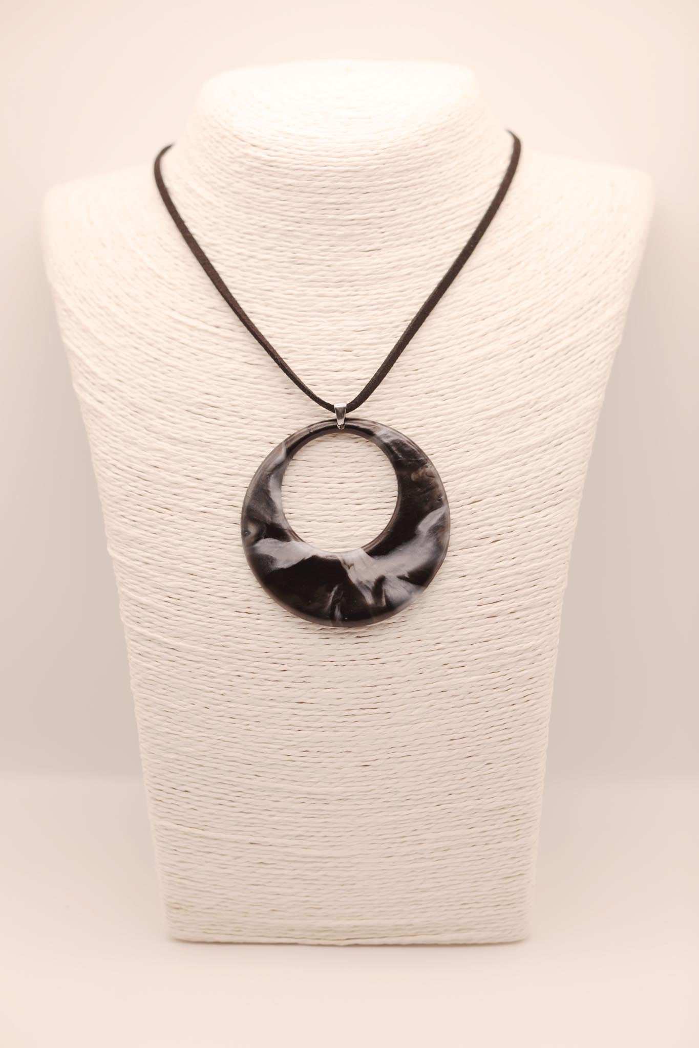 Circle Cutout Upcycled Sustainable Necklace