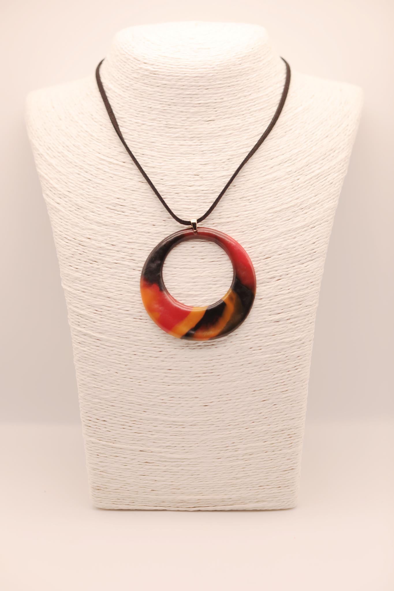 Circle Cutout Upcycled Sustainable Necklace