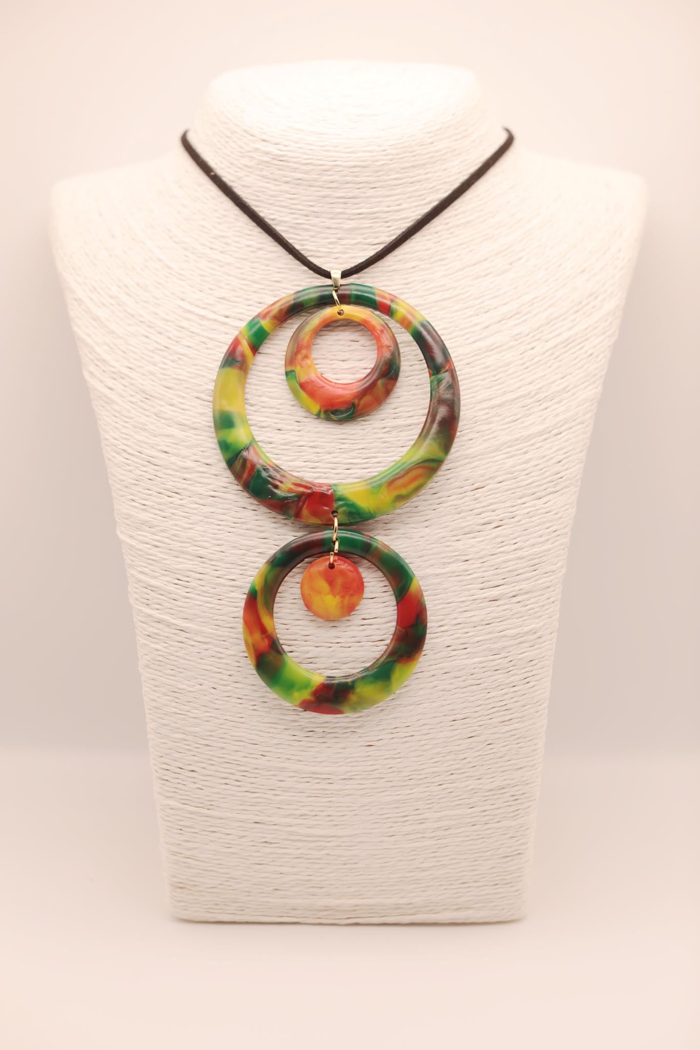 Triple Circle Upcycled Sustainable Necklace (Limited Edition)