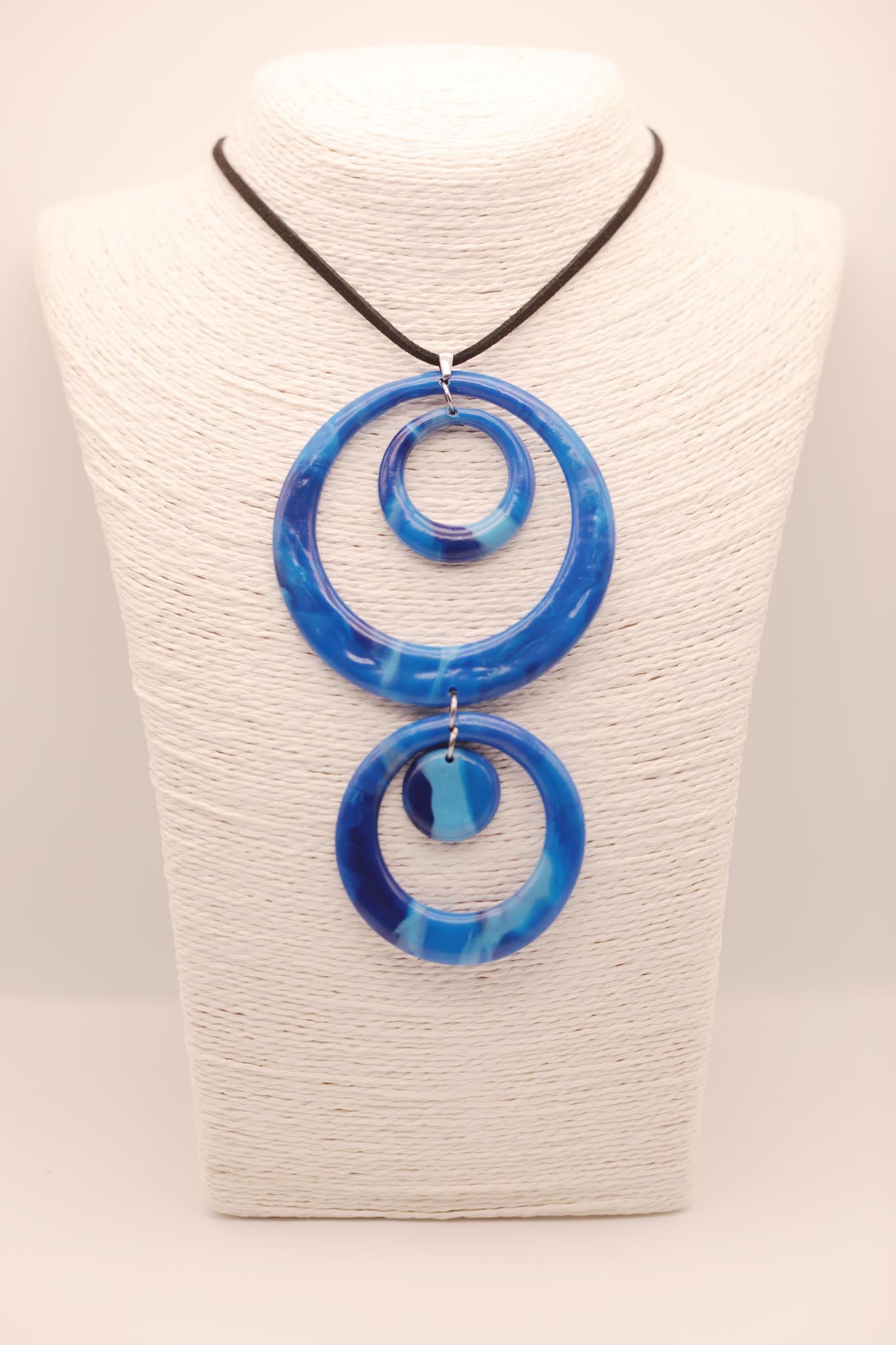 Triple Circle Upcycled Sustainable Necklace
