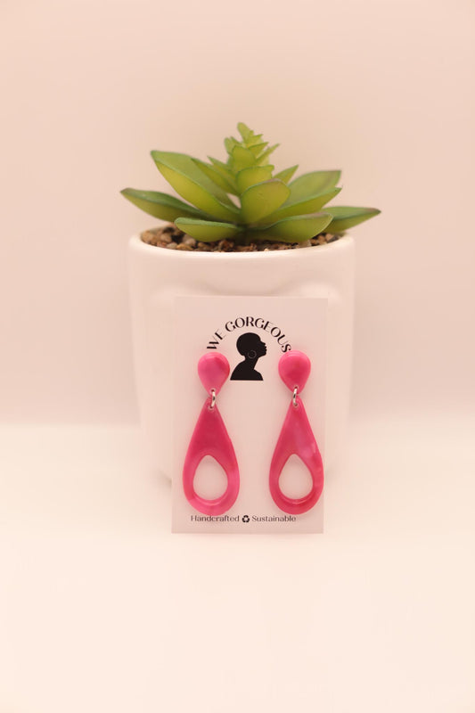 Mini Tear Drop Upcycled Sustainable Drop Earrings