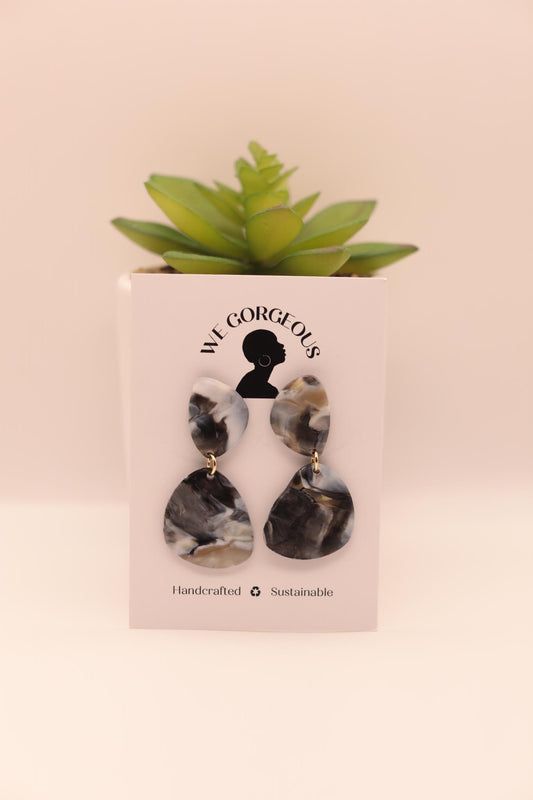 Isosceles Upcycled Sustainable Drop Earrings