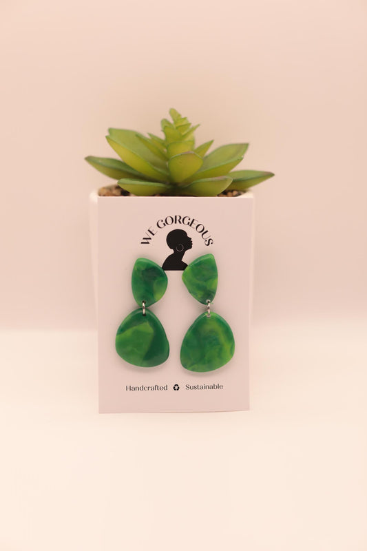 Isosceles Upcycled Sustainable Drop Earrings