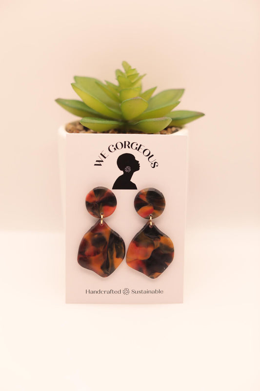 Ossicone Upcycled Sustainable Drop Earrings