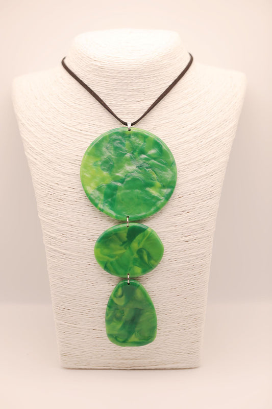 Triple Statement Upcycled Sustainable Necklace